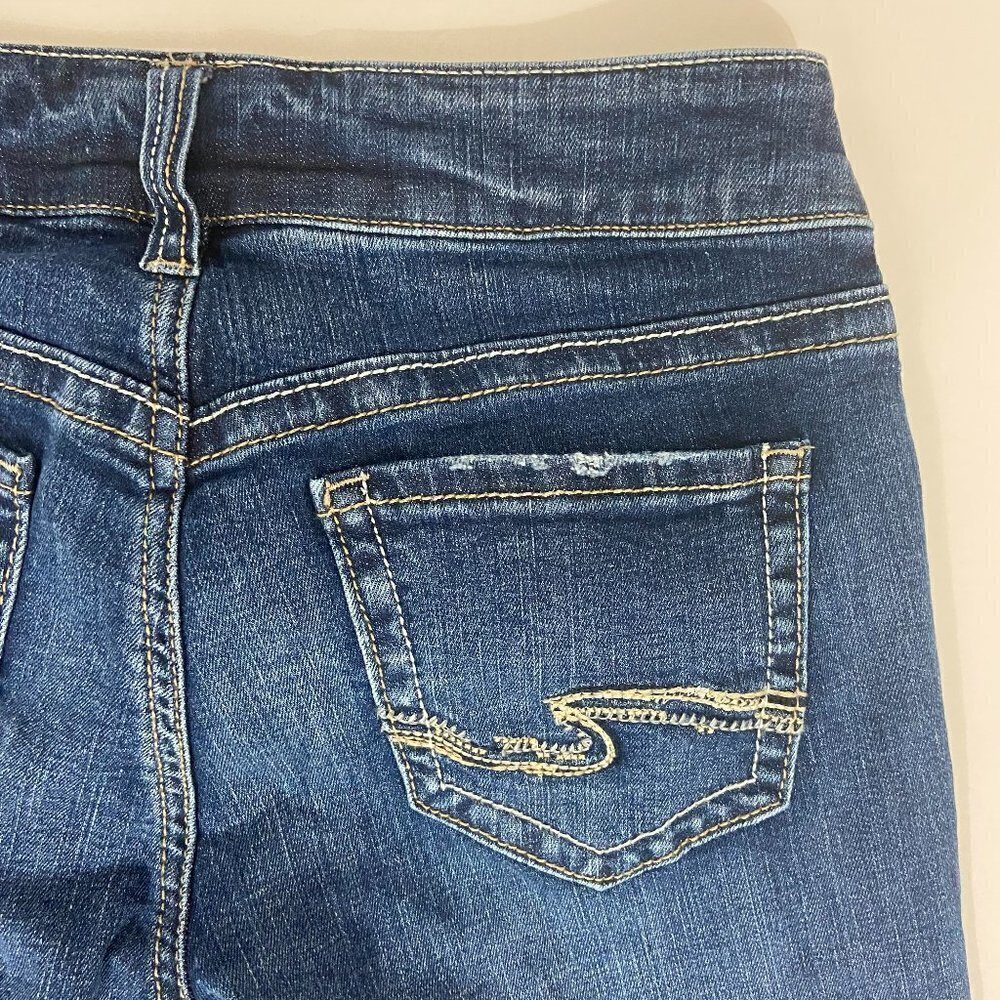 Silver Suki Straight Jeans Women's Size 25 (25 x 34) Mid Rise Straight Leg - Picture 10 of 12